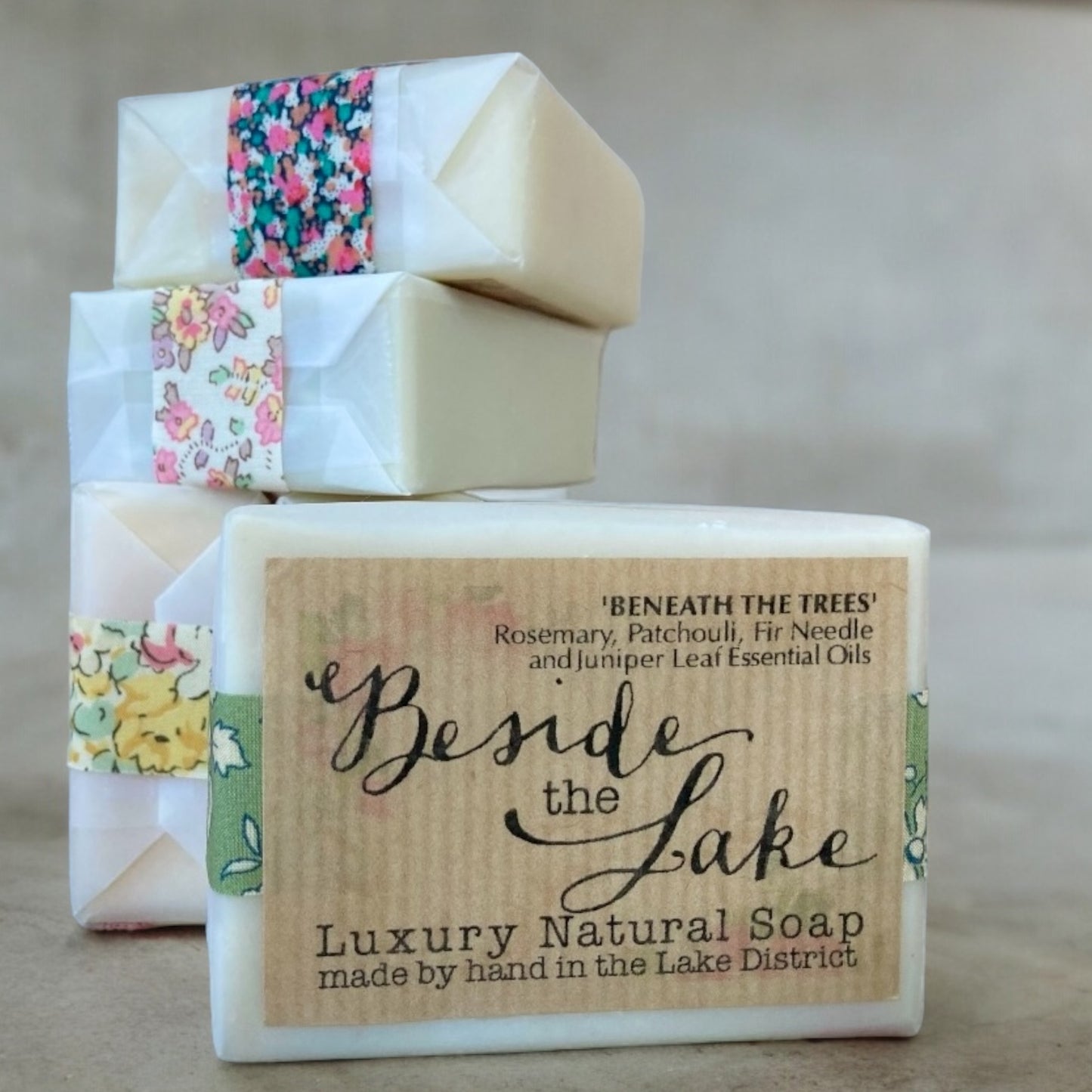 Luxury soap bar - 'Beneath the Trees' (Rosemary, Patchouli, Fir Needle & Juniper Leaf essential oils)